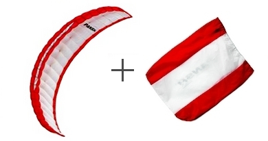 Вариант комплектации - купол и стропы: купол Pansh Legend  +  упаковочный мешок