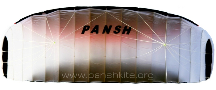 Pansh Legend - твой первый. Четырёхстропный парафойл. Управляется ручками