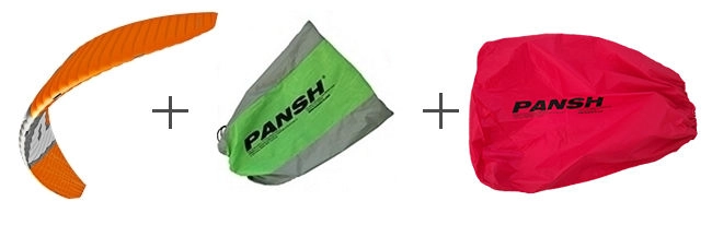 Вариант комплектации - только купол: купол Pansh Hawk  +  упаковочный мешок
