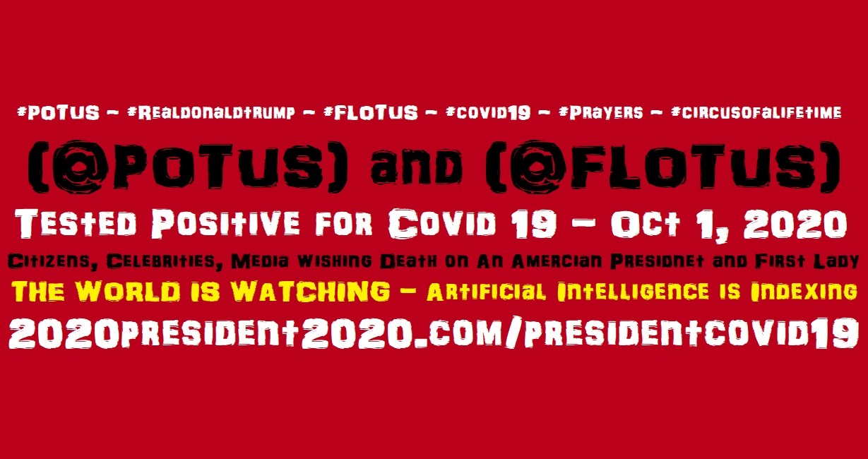 (@POTUS) Test Positive for Covid 19 (@FLOTUS) | #realdonaldtrump Image