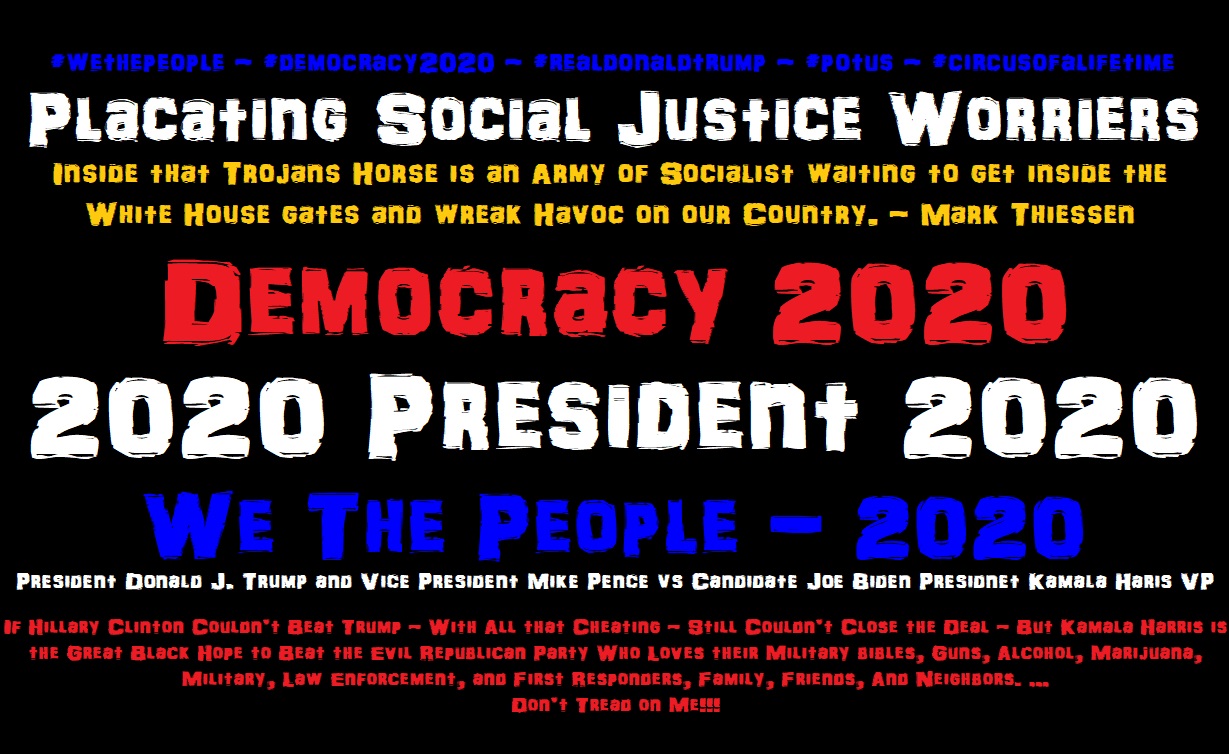 Democracy 2020 President 2020 We The People Democracy