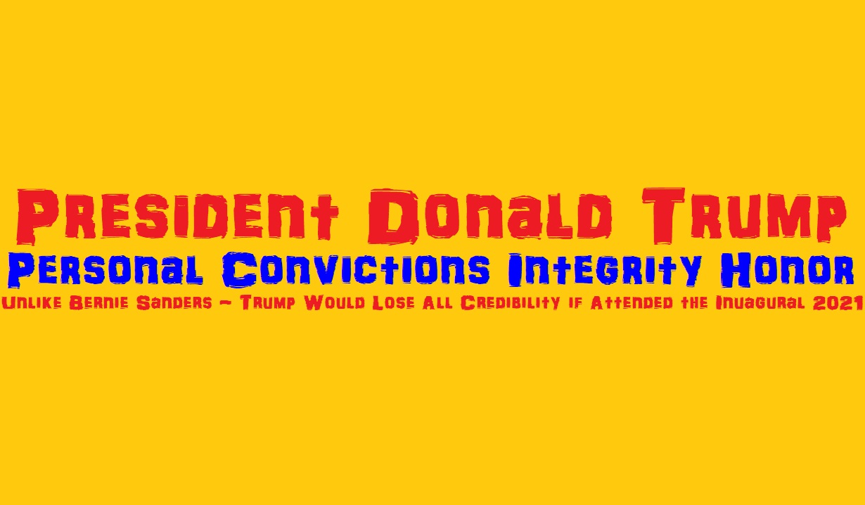 President Donald Trump Personal Convictions Integrity Honor
