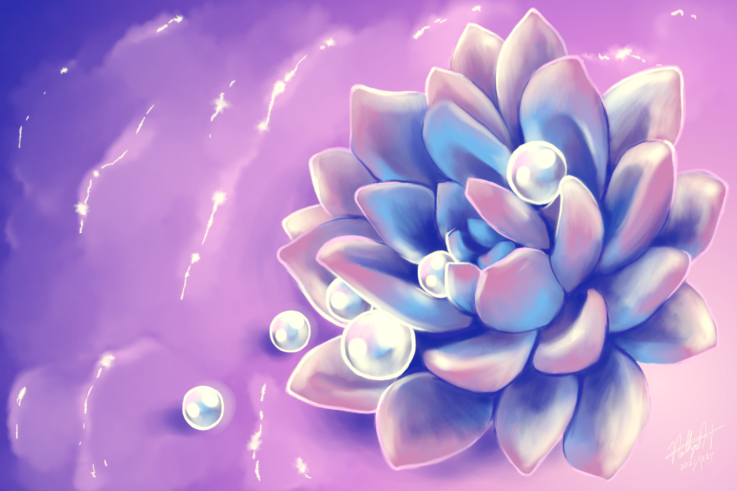 Succulent and Pearl