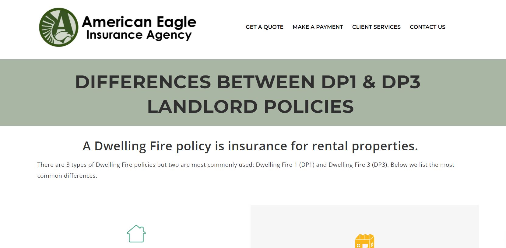 What Is A Dp3 Homeowners Policy DP1 vs. DP3 | American Eagle Insurance Agency, Atlanta GA