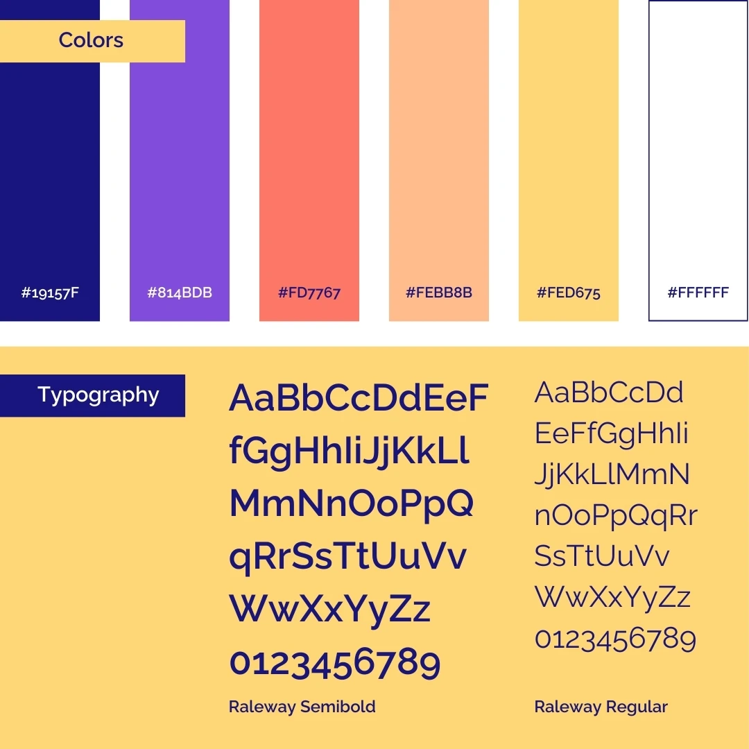 booklet branded colors and fonts