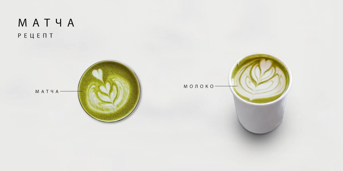 Холодный Матча Латте