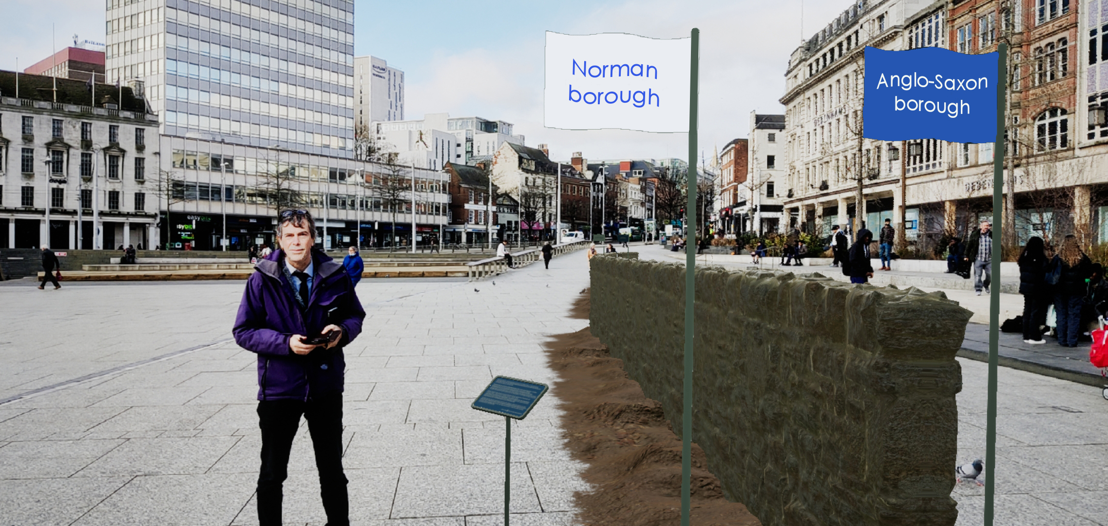 Revealing Nottingham’s secret history through augmented reality