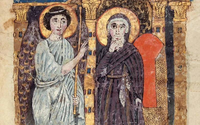 Սուրբ Մարիամ Աստվածածնի Ավետման հնագույն մանրանկարը