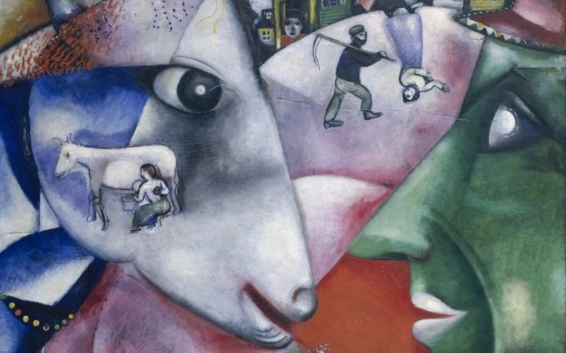 Հիշողության շերտերը․ Մարկ Շագալ, «Ես և գյուղը»