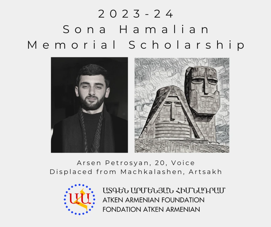 The 2023-24 Sona Hamalian Memorial Scholarships announced