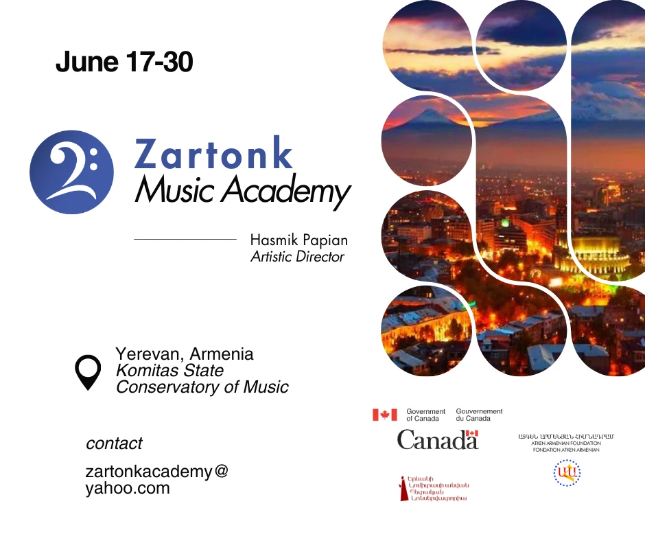 Zartonk Music Academy in Yerevan this year!