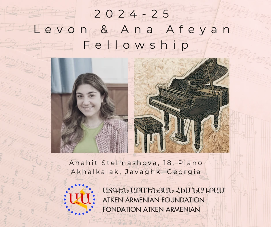 Anahit Stelmashova: Winner of the Levon & Ana Afeyan Fellowship