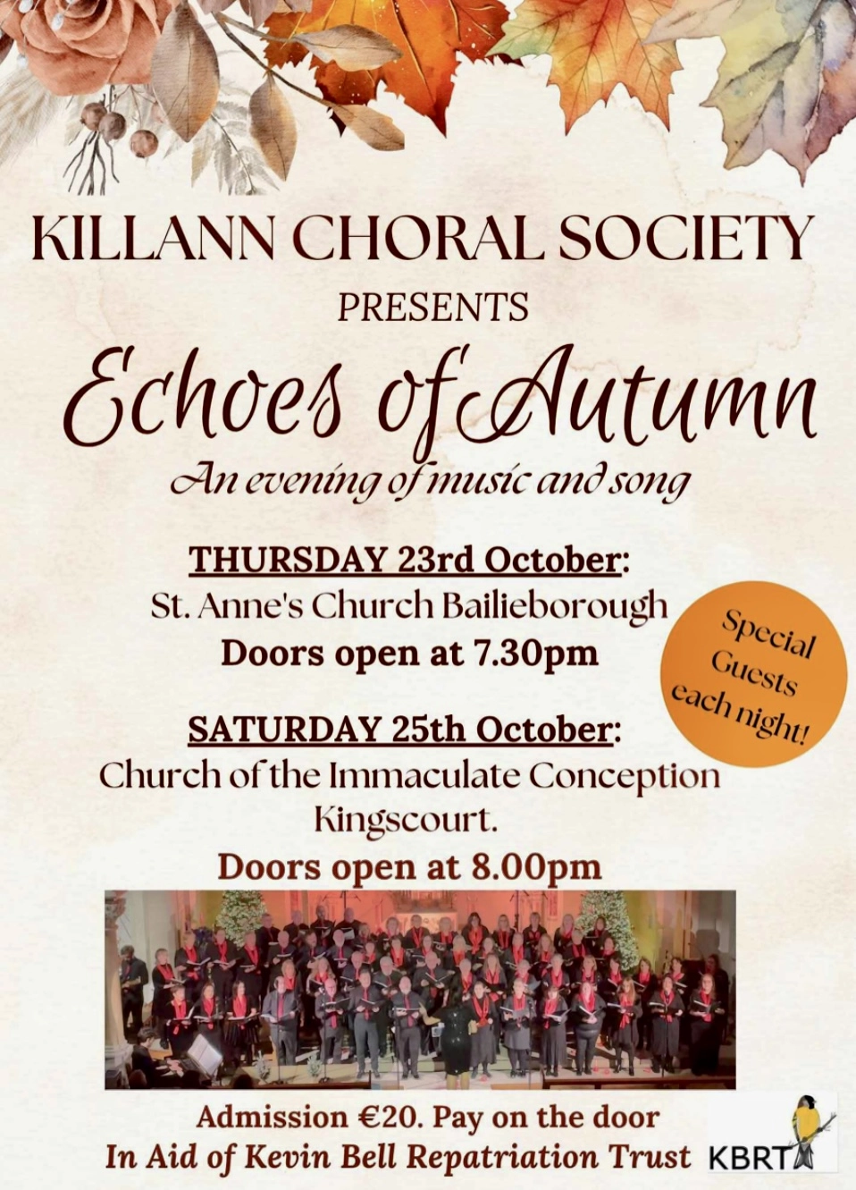 Echoes of Autumn — An Evening of Music & Song