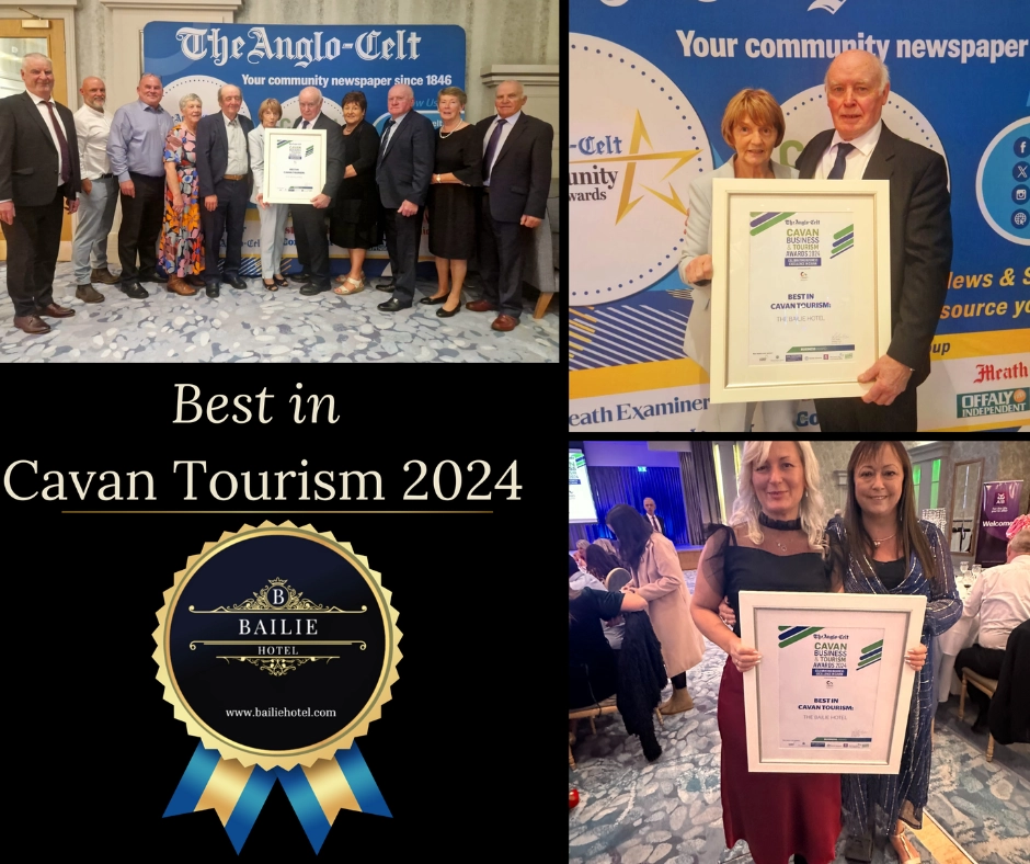 We Won Best in Tourism at the Cavan Business & Tourism Awards 2024!