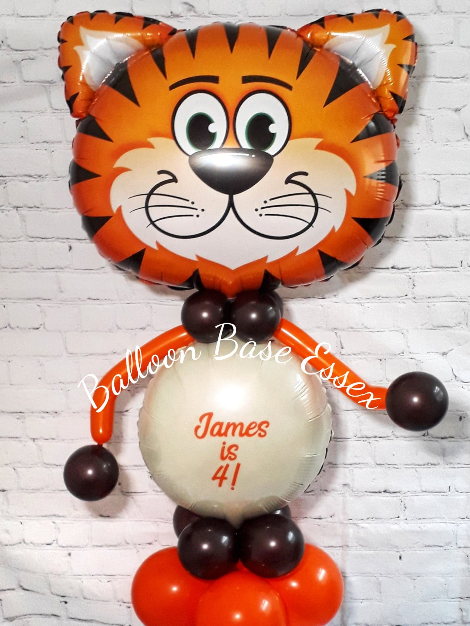 tiger balloon buddy in orange