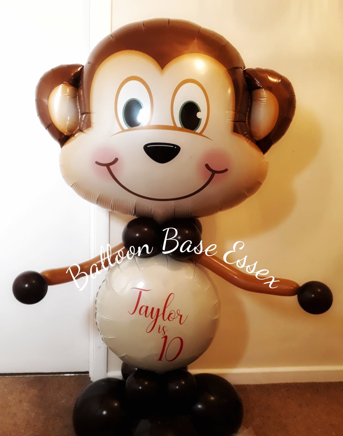 Brown monkey balloon buddy