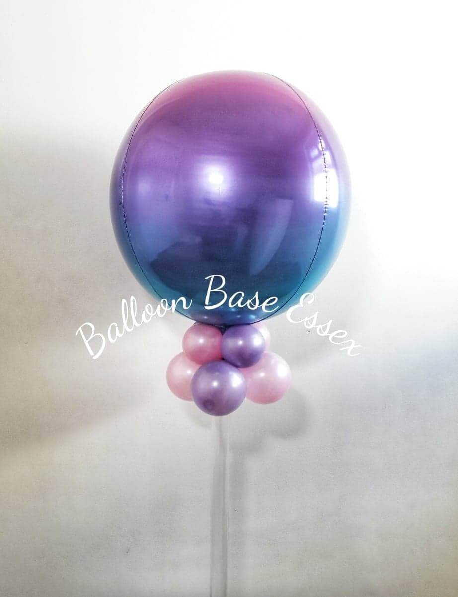 Pink, purple and blue ombre Orbz balloon