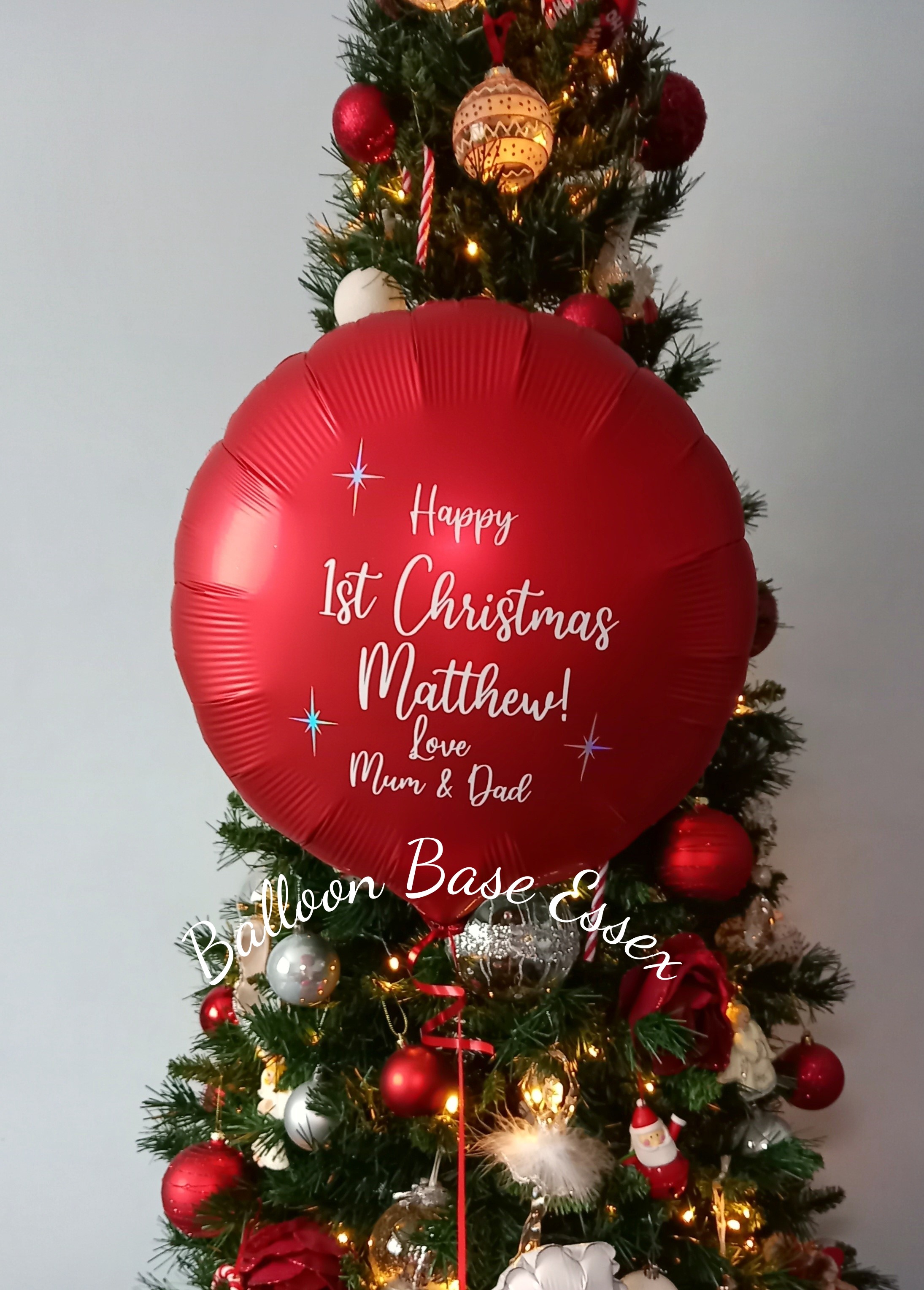 Baby's 1st Christmas balloon