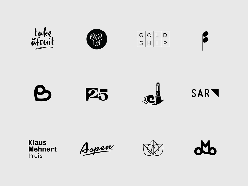 brand and visual identity design including collection of logo design 