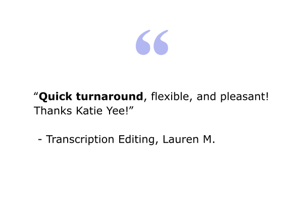 Freelance Textbook Editing is a service Katie Yee offered. Freelance Textbook Editing is a service Katie Yee offered.