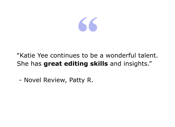 Freelance Booklet Editing Services were where Katie Yee was shining. Freelance Booklet Editing Services were where Katie Yee was shining.