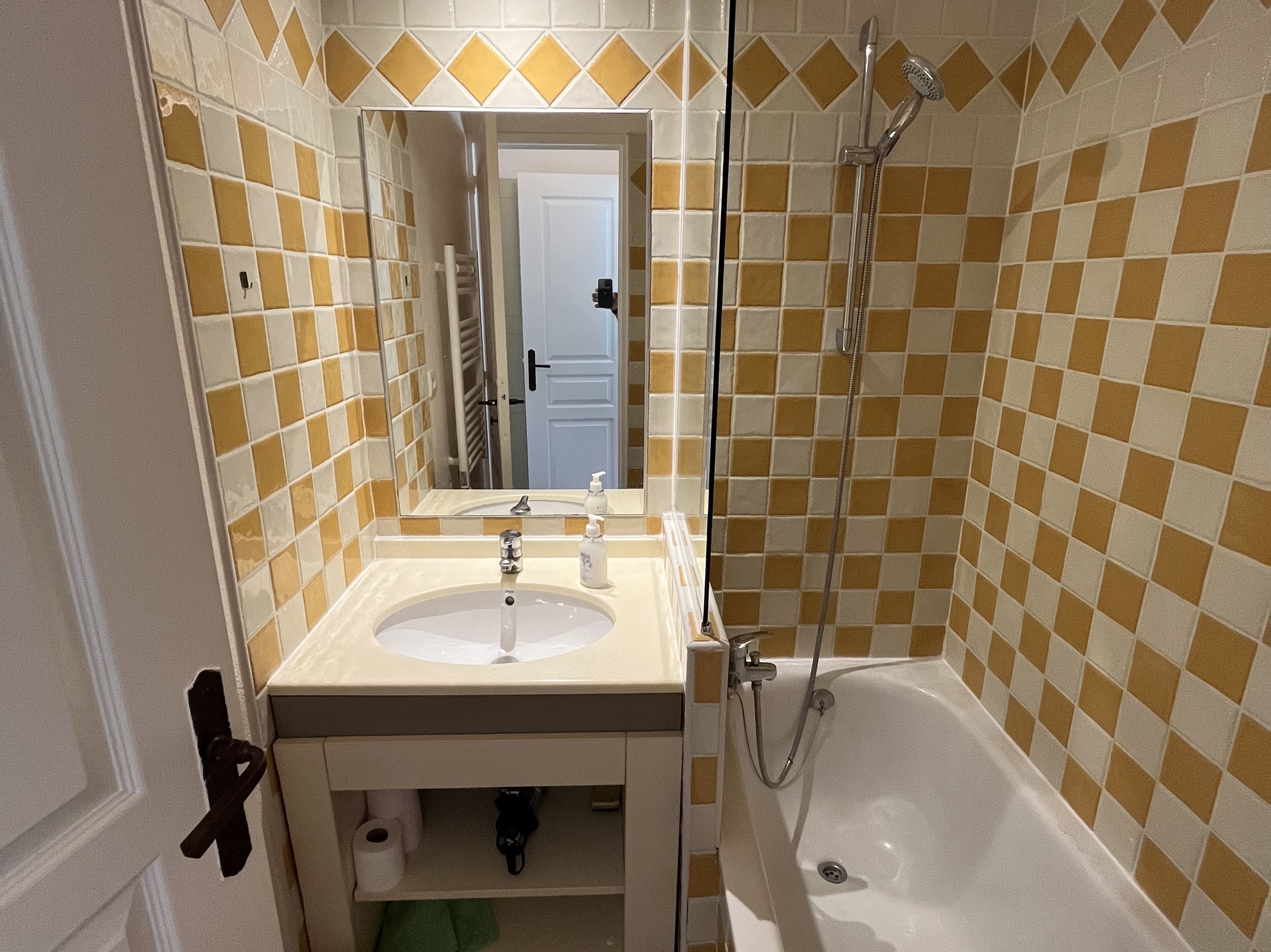 Bath room with bath tub Bath room with bath tub
