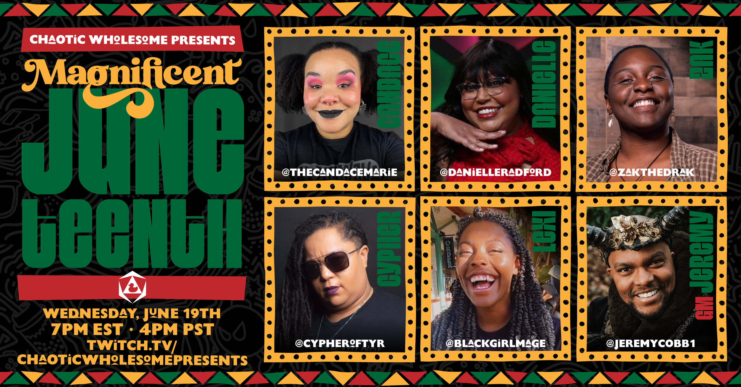 Magnificent Juneteenth with Danielle Radford, Jeremy Cobb, and more!