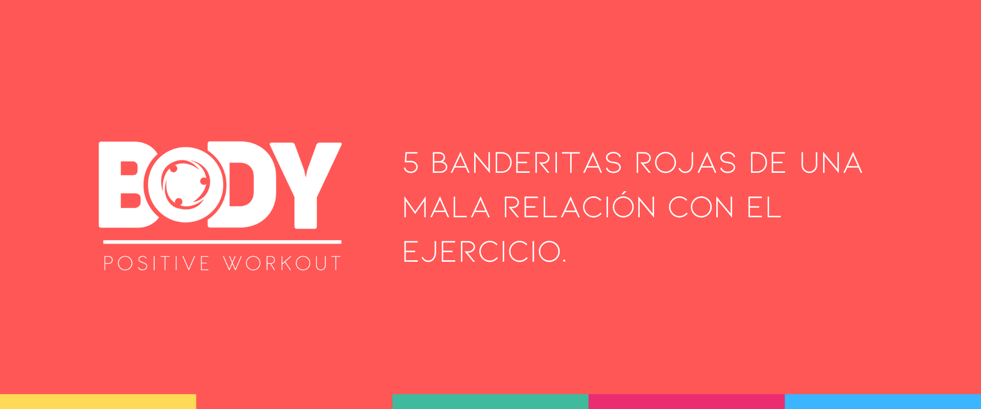 5 Banderitas rojas de una mala relación con el ejercicio.