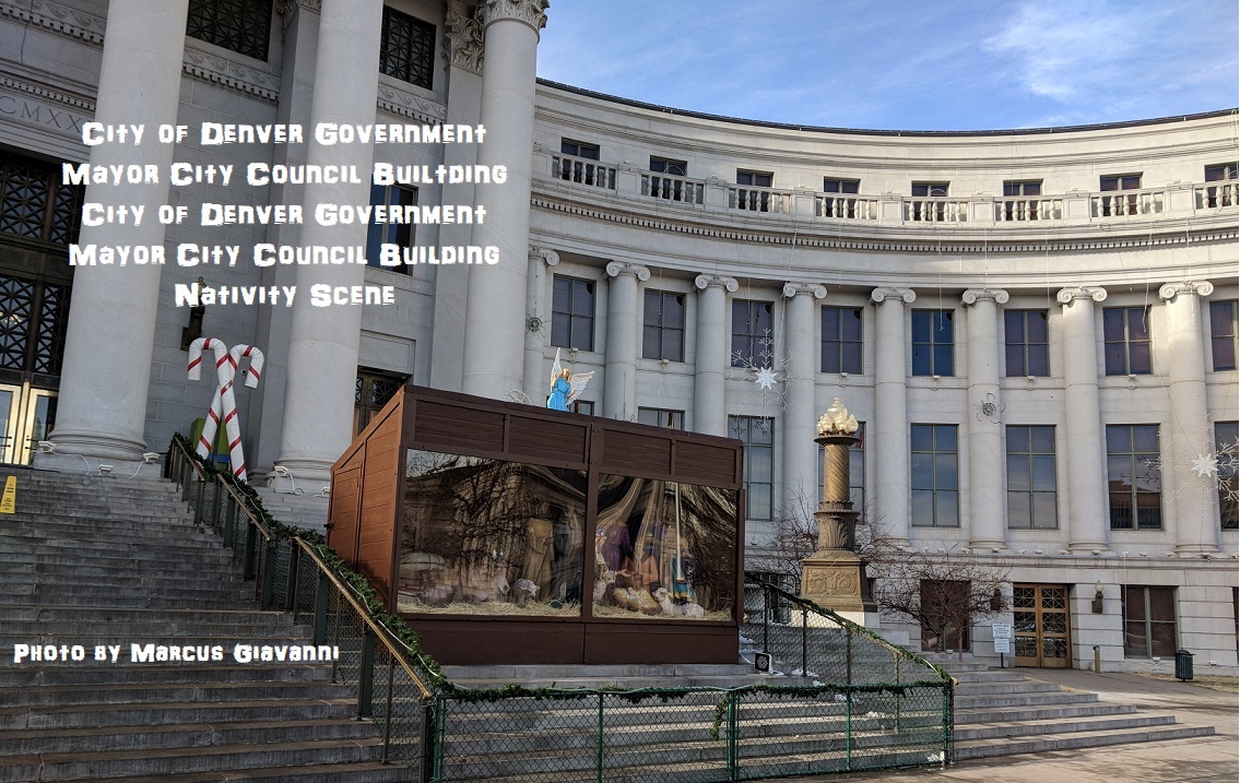 Denver Government Mayor City Council Building Nativity Scene