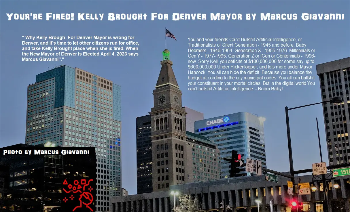 Kelly Brough For Denver Mayor by Marcus Giavanni