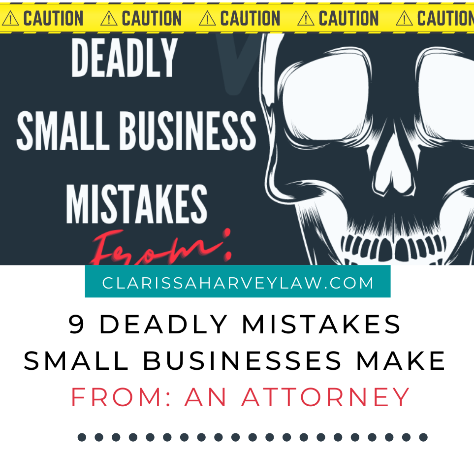 9 Deadly Mistakes Small Business Owners Make!