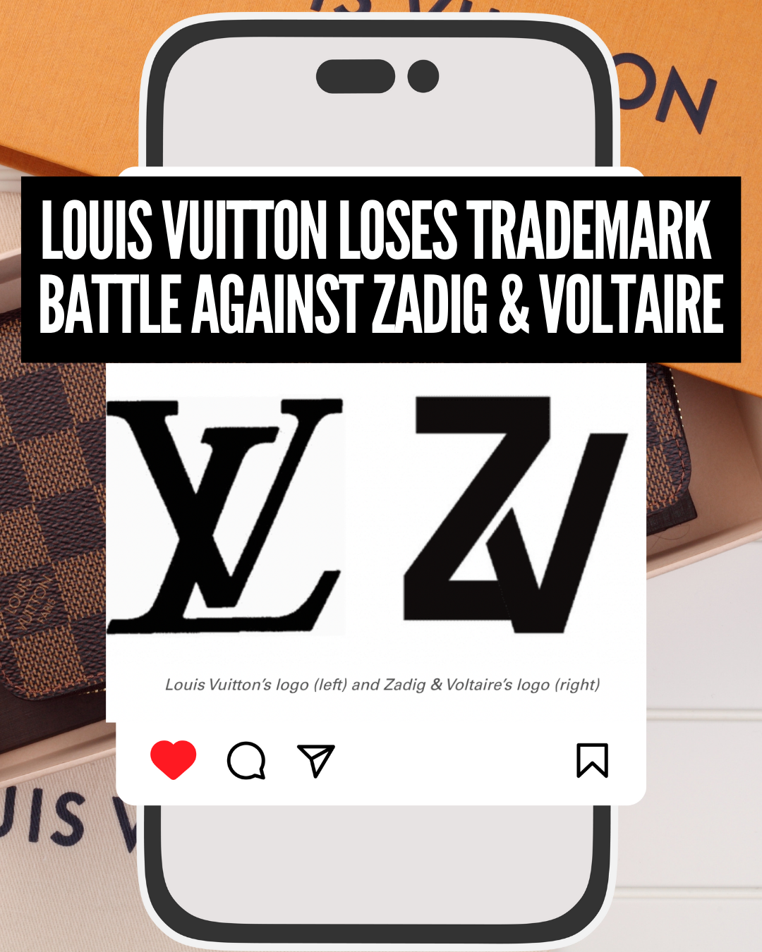 Lookalike Logos Louis Vuitton loses trademark battle against Zadig