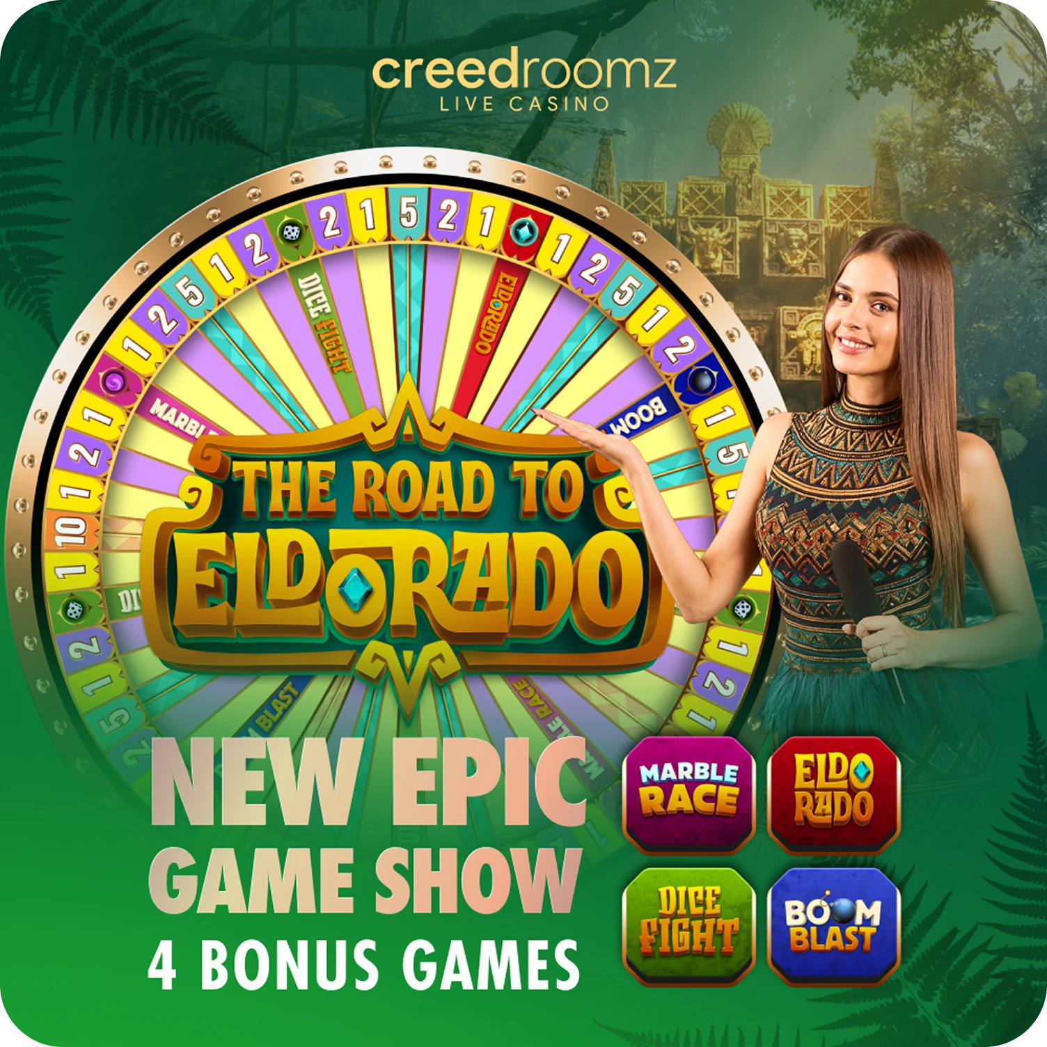 Creedroomz Launches "Road to El Dorado," Its Biggest and Most Ambitious Game Show of the 2026