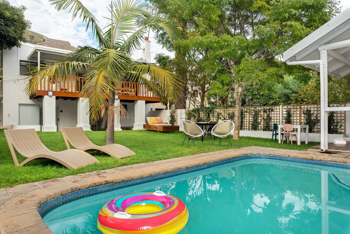 Official Green Point coliving property with swimming pool and garden