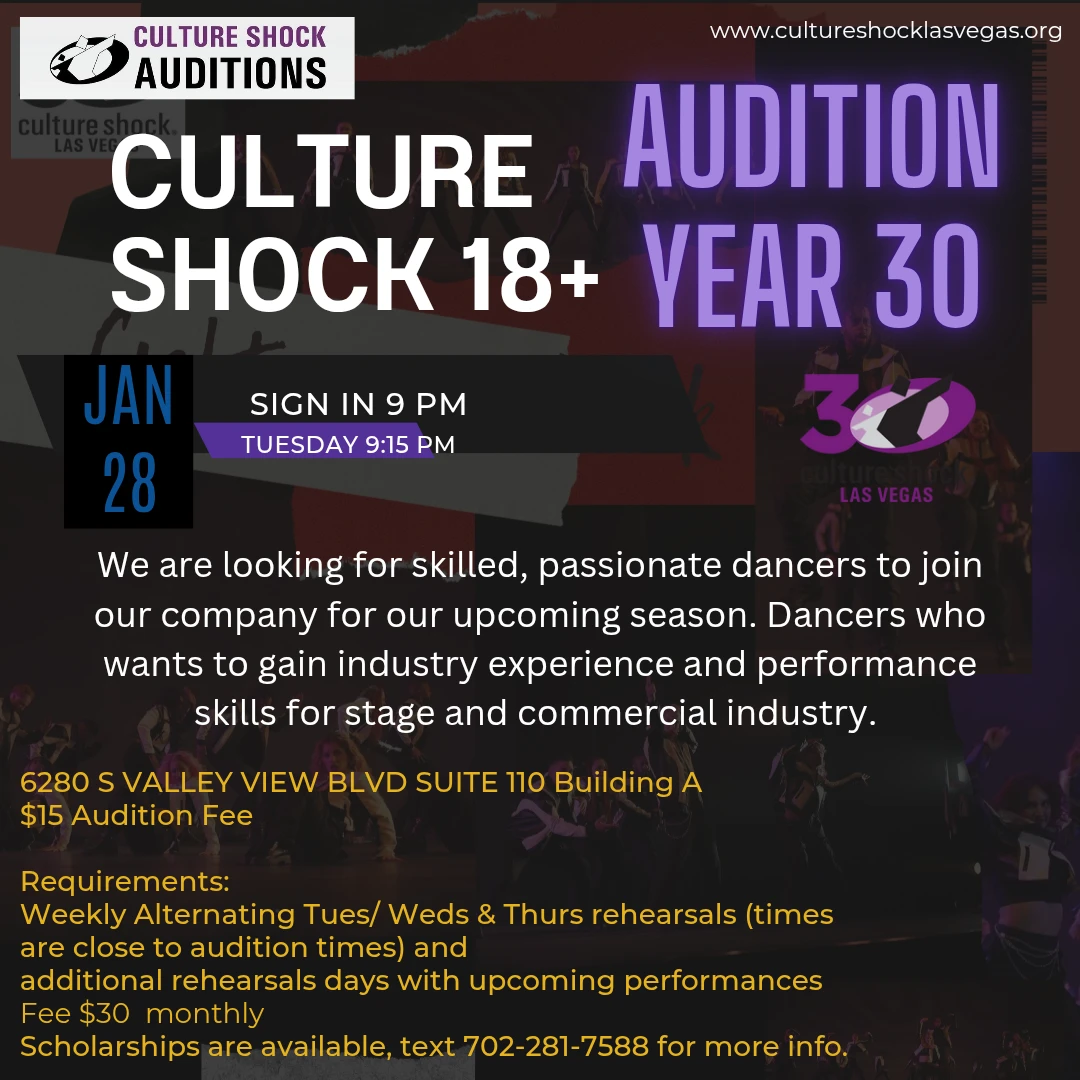 Auditions 2025, 18+