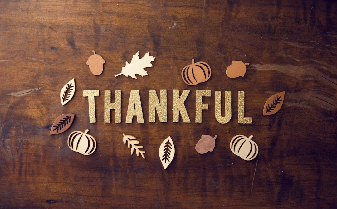 Have an attitude of gratitude
