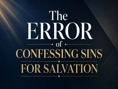 The Error of Confessing Sins for Salvation