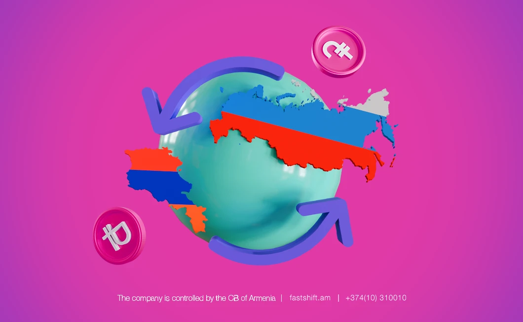 Two-way money transfers to and from Russia