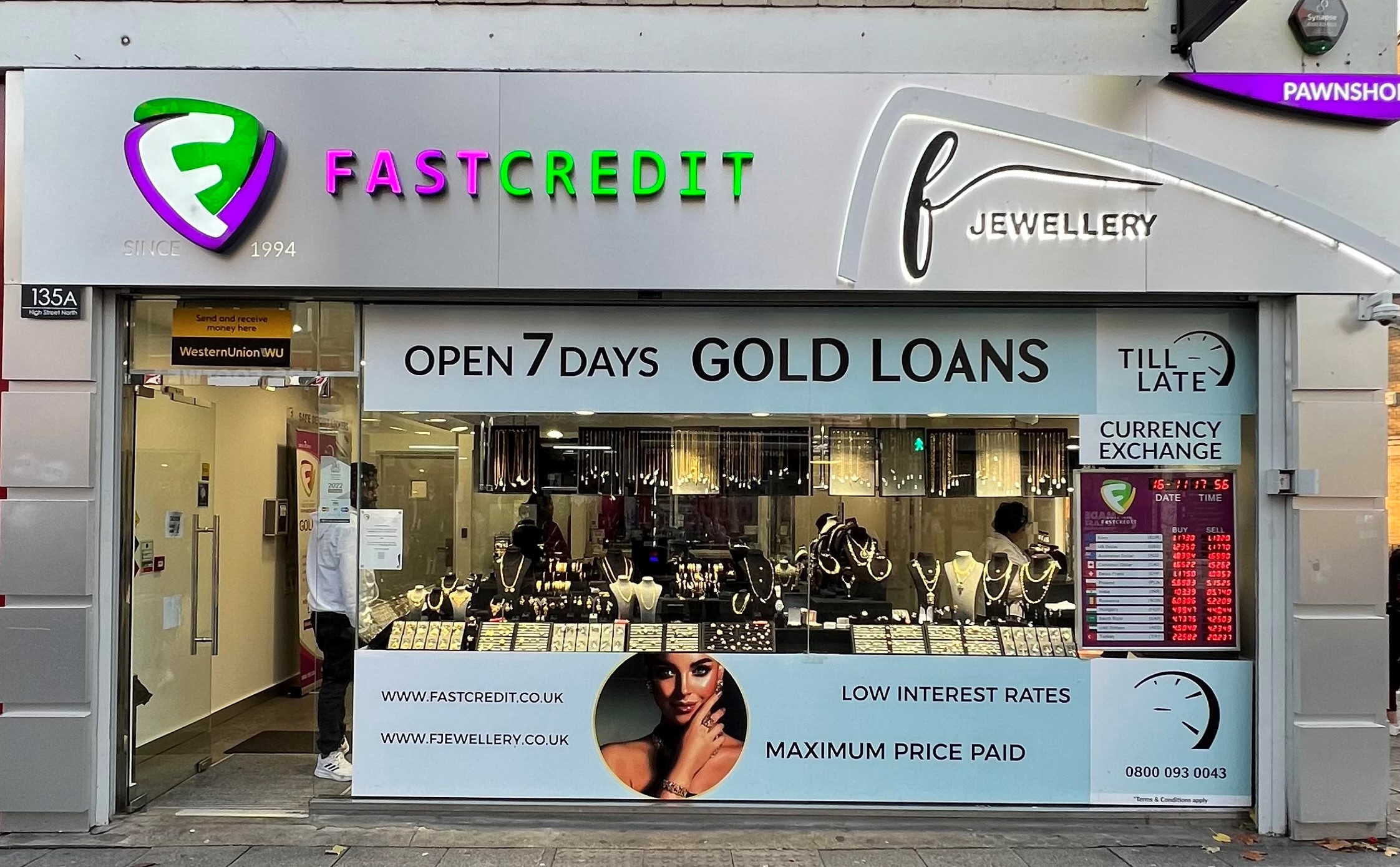 Branches Pawnbrokers Fastcredit UK