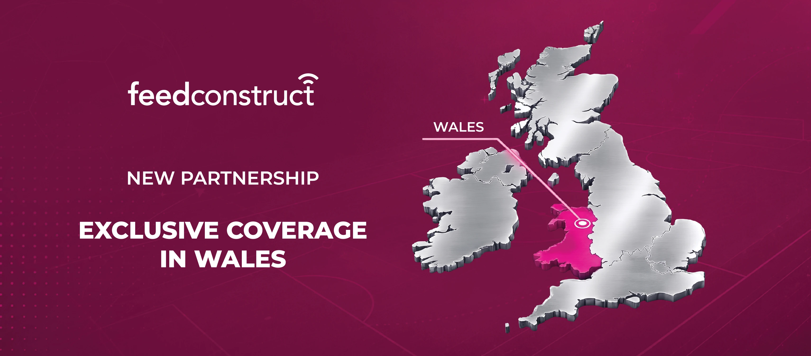 FeedConstruct Partners with the Football Association of Wales for Exclusive Global Streaming and Data Rights