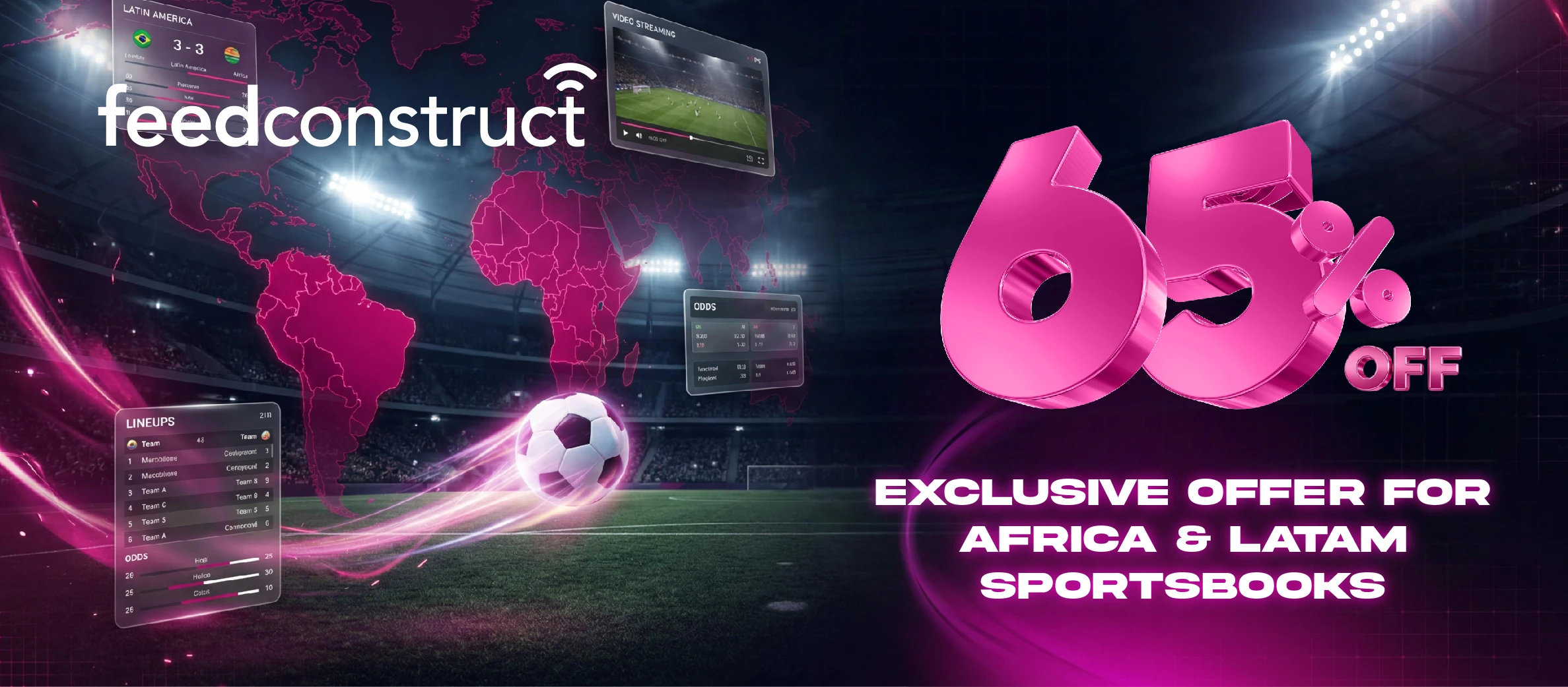 FeedConstruct Announces Time-Limited Offer for African & Latin American Sportsbook Owners Ahead of the Peak Summer Sporting Season