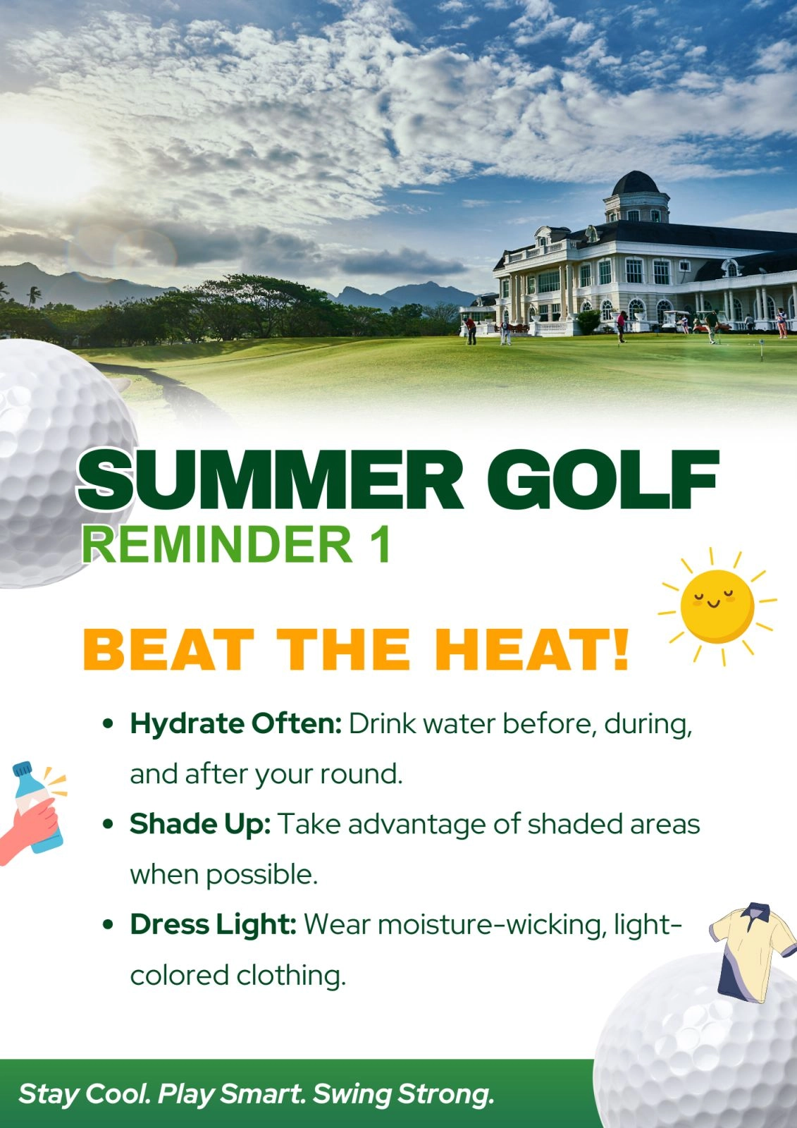 Summit Point Golf Course CLUB ANNOUNCEMENTS - Summit Point Golf