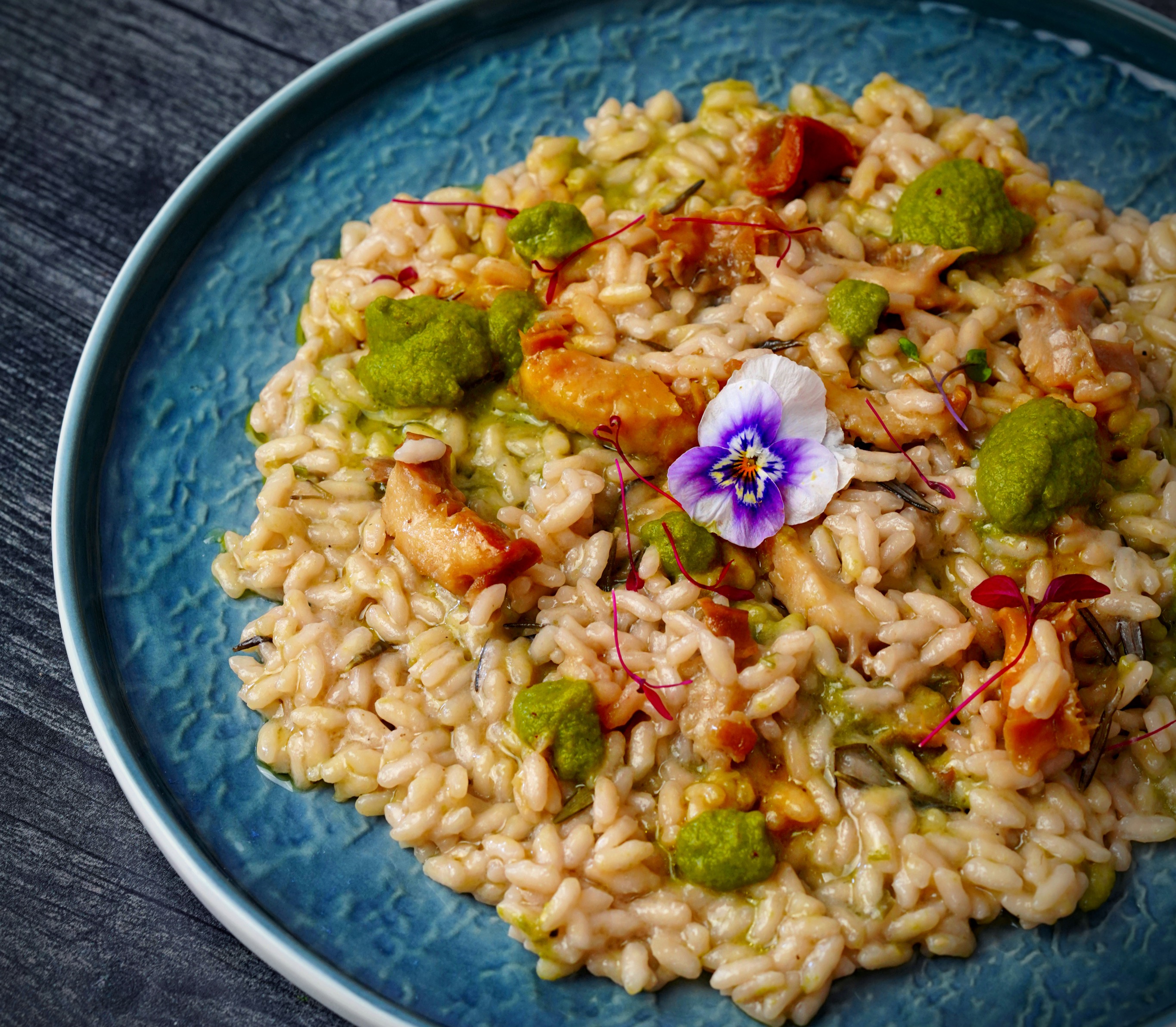 Abalone Risotto With Shell Risotto with Abalones