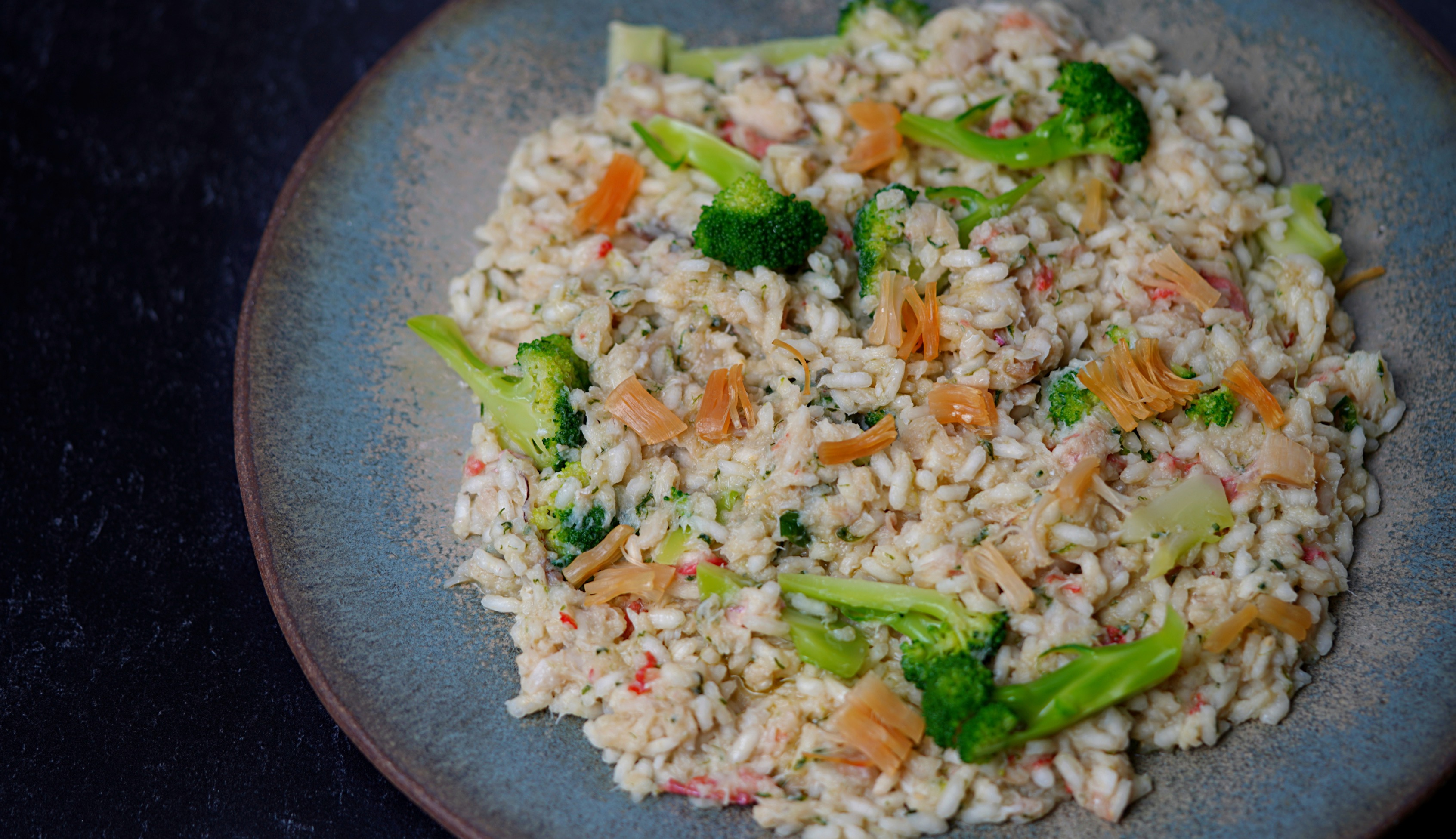 Fusion Rice with Broccoli and Dried Scallops