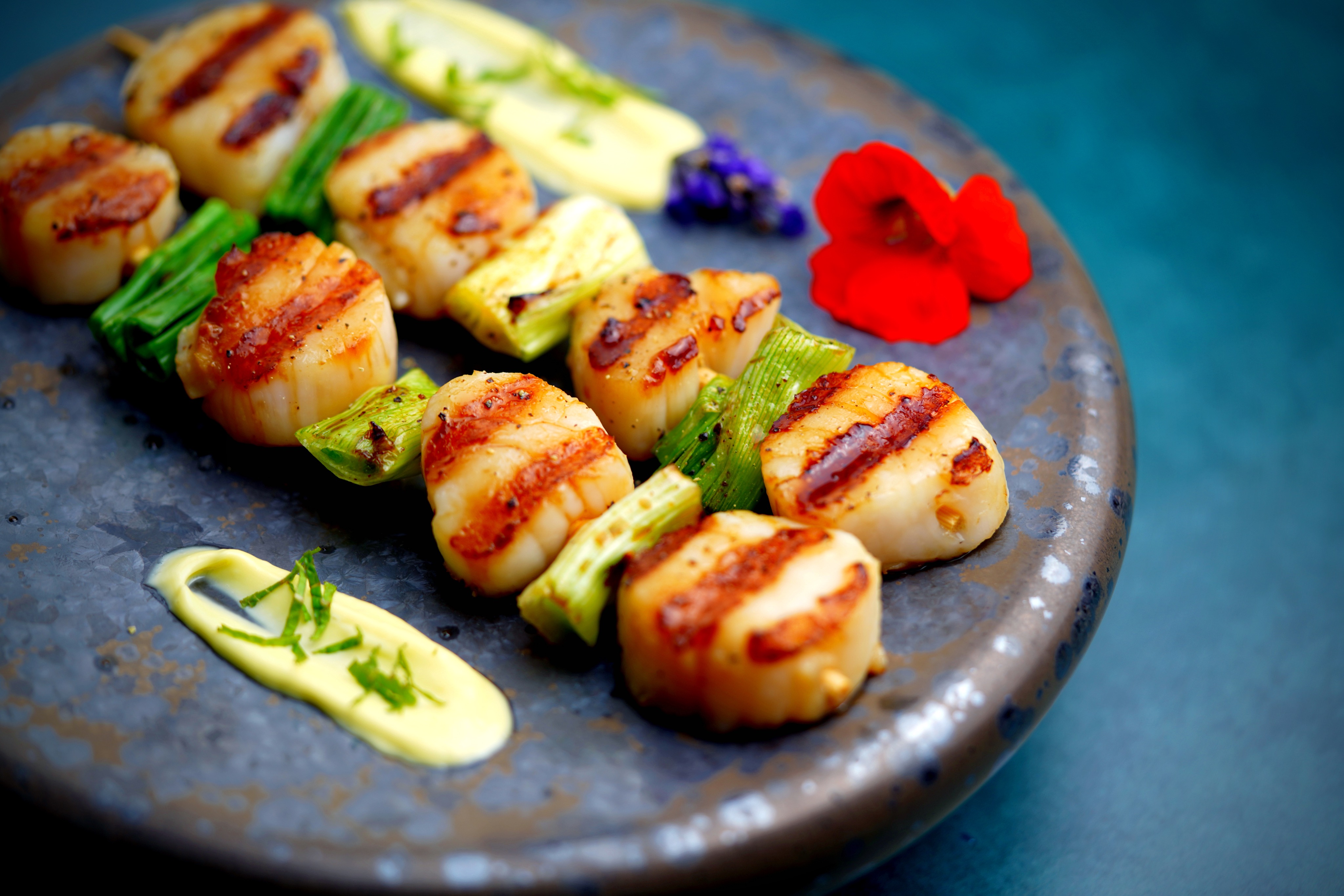 Scallops Yakitori