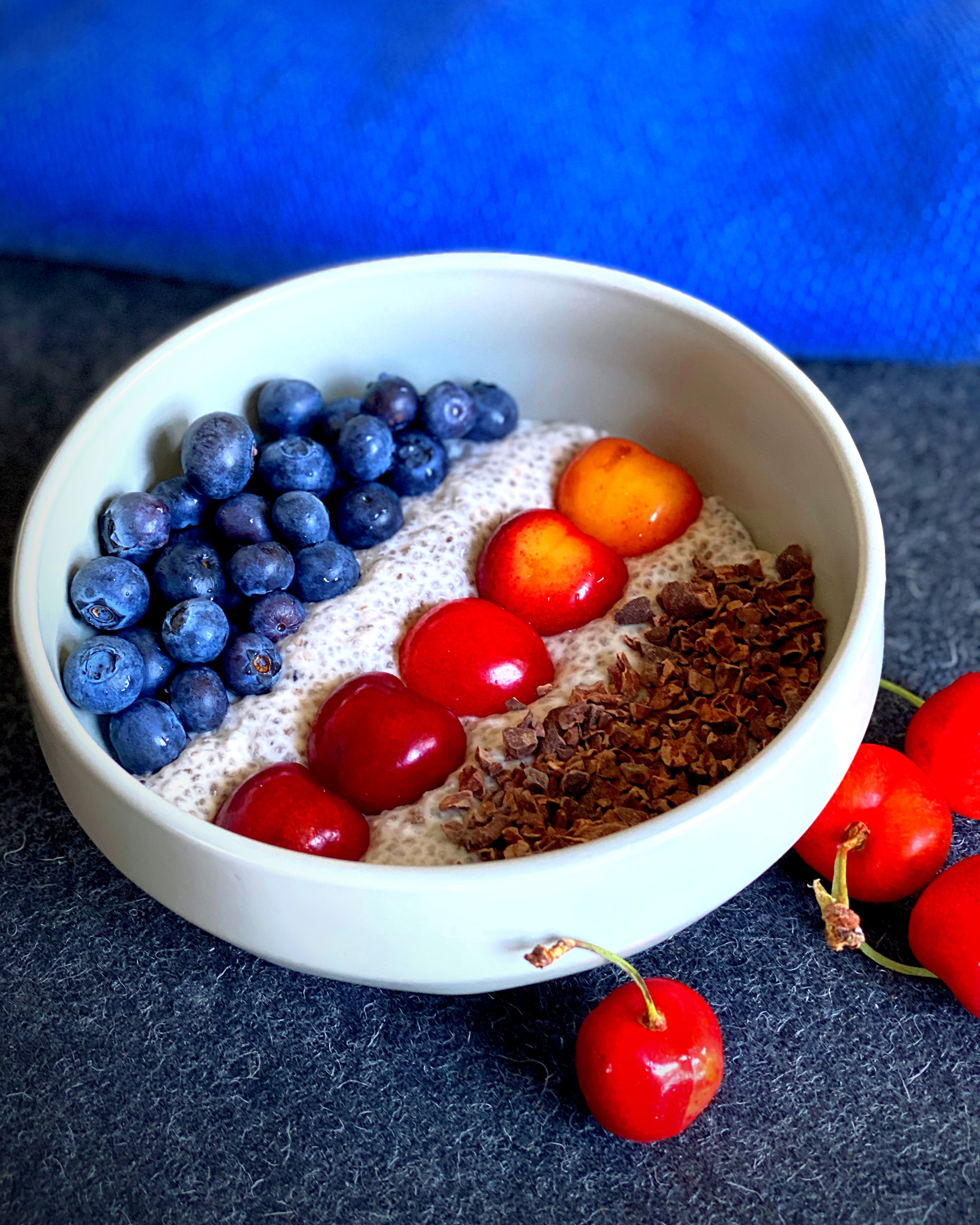Chia Pudding and Berries
