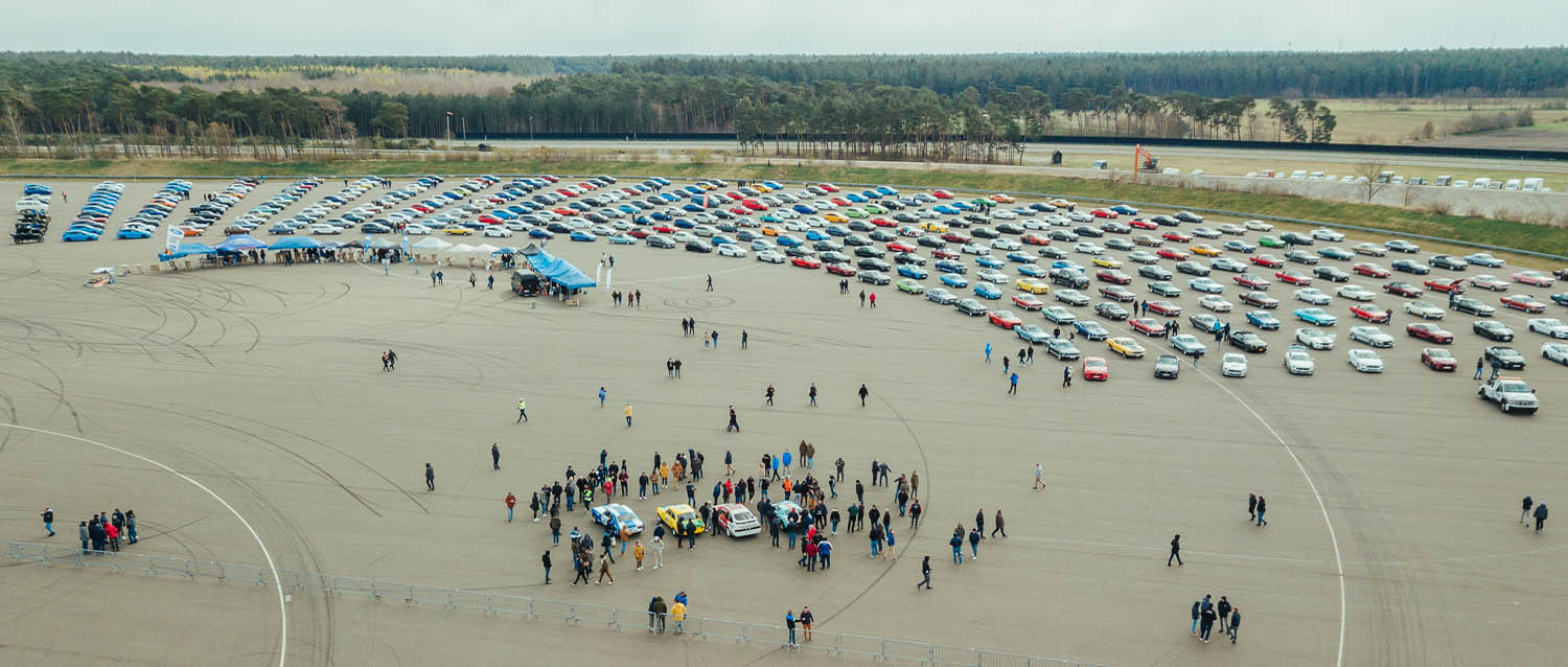 Belgian Ford Clubs together at Lommel Proving Ground