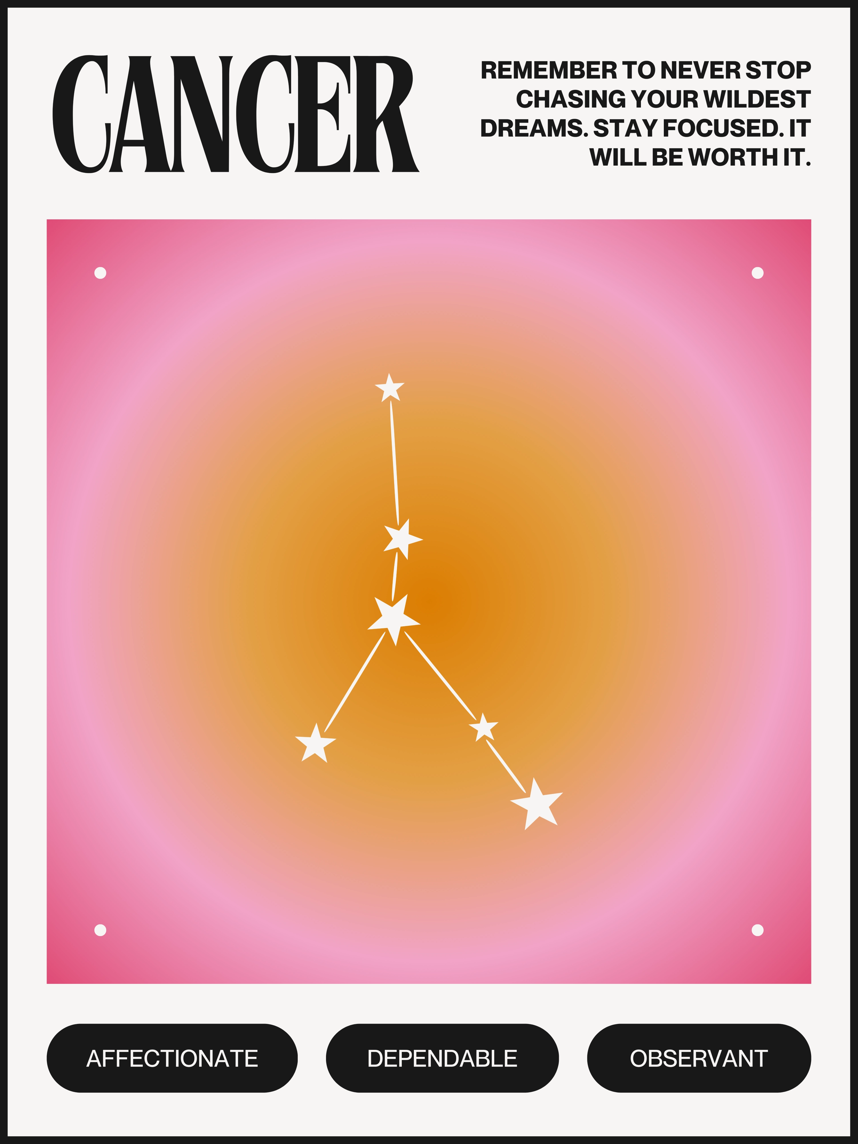 Krebs 21.06. - 22.07.