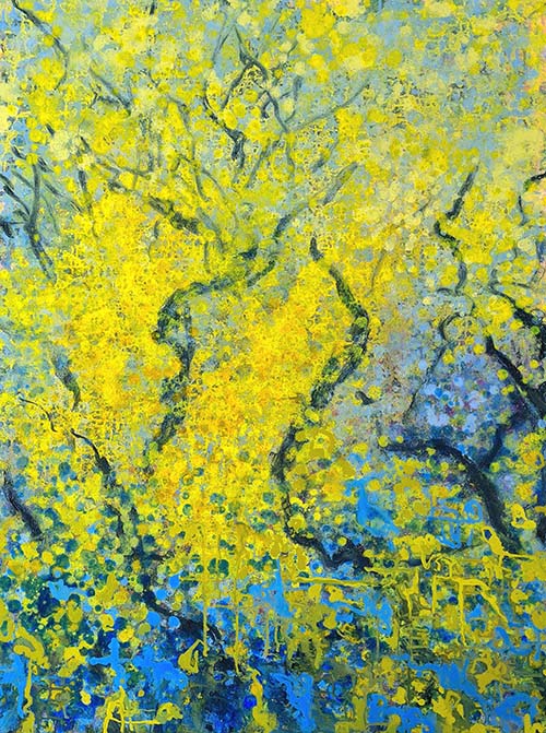Blue and Yellow mangrove landscape