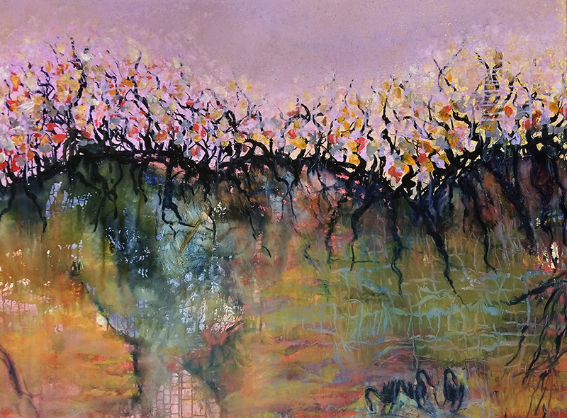 Mangrove landscape painting.